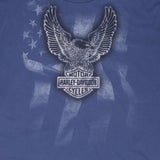 Vintage Harley Davidson Eagle Tee Shirt Size 2XL Made In USA