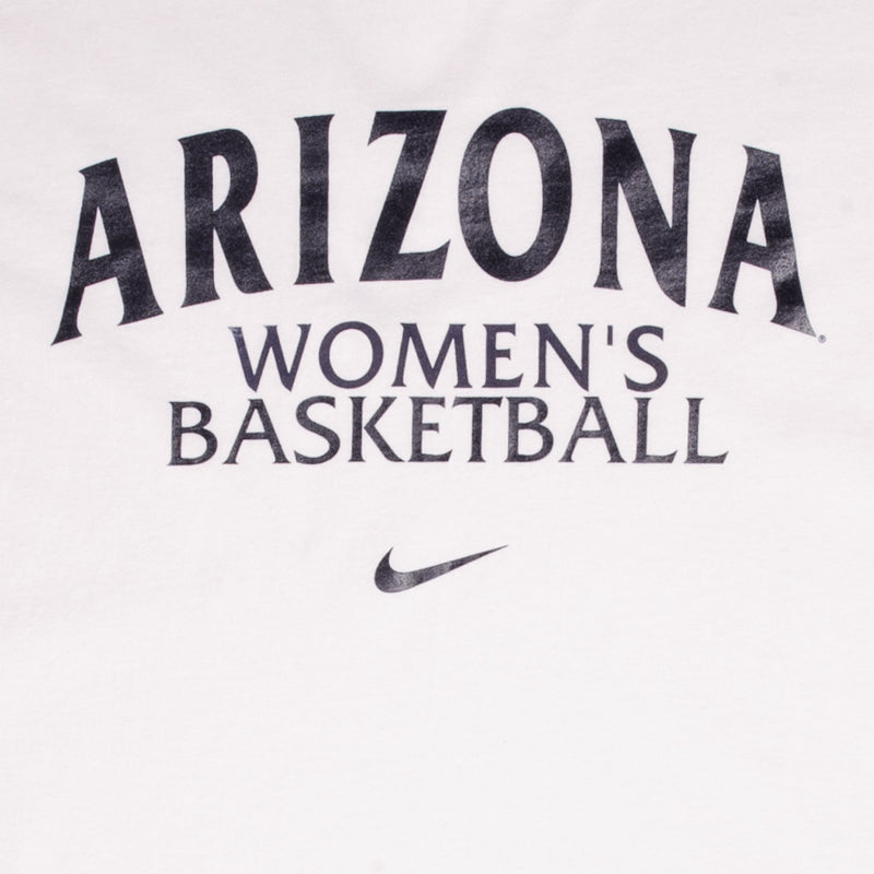 Vintage Ncaa Nike Arizona Woman Basketball Big Swoosh 1990S Tee Shirt 2XL