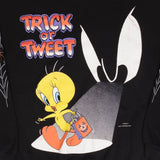 Vintage Looney Tunes Tweety Halloween Sweatshirt 1996 Size XL Made In USA