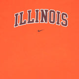 Vintage Nike Ncaa University Of Illinois Illini 2000S Tee Shirt Size 2XL