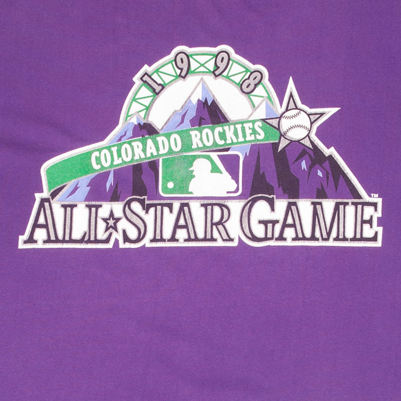 Vintage Mlb Colorado Rockies All Star Game Tee Shirt 1998 Size XL