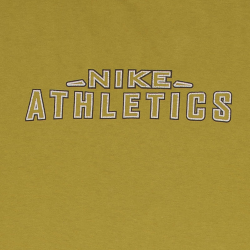 Vintage Nike Athletics 1990S Green Tee Shirt Size Large Made In Usa