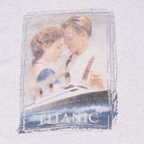 Vintage Original Titanic Movie 1998 Tee Shirt Size Large. Leonardo Di Caprio