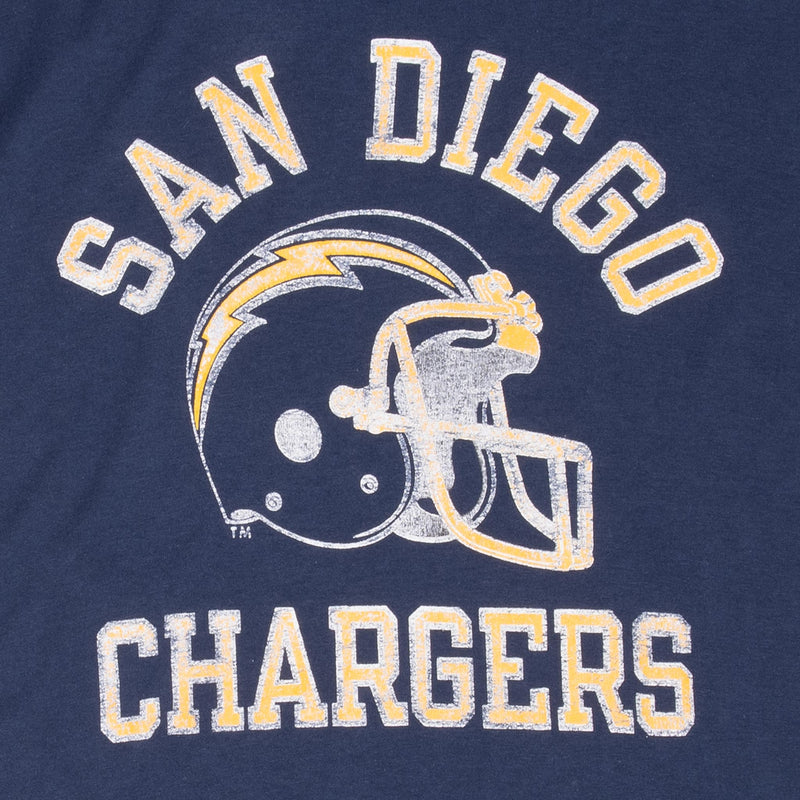 Vintage Nfl San Diego Chargers Champion 1980S Tee Shirt Size Small Made In Usa With Single Stitch Sleeves