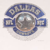 Vintage Nfl Dallas Cowboys 1993 Tee Shirt Size Large Made In USA With Single Stitch Sleeves