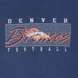 Vintage Nfl Denver Broncos Embroidered 1990S Sweatshirt Size XL Made In Usa