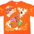 Vintage Orange Happy Halloween Boo! Scooby-Doo  Tee Shirt 2000 Size Large