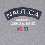 Vintage Nautica Grey Tee Shirt 2000S Size XL