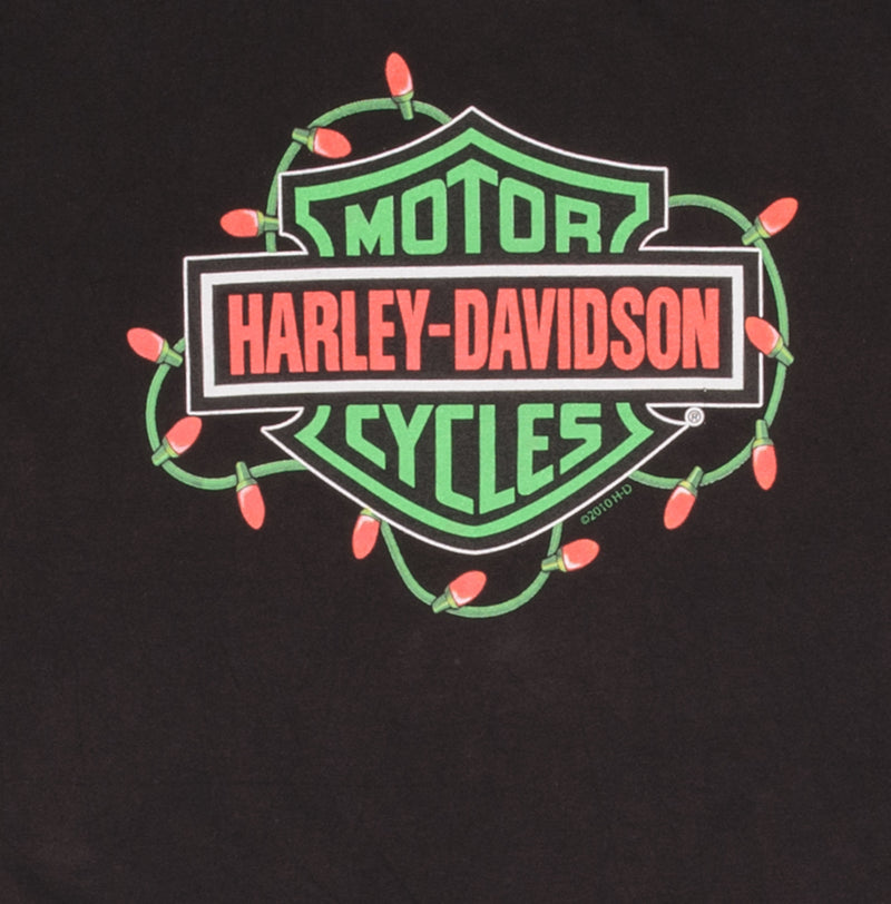 Vintage Harley Davidson Xmas Kansas City Tee Shirt Size 2XL