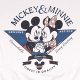 Vintage Disney Mickey And Minnie Mouse 1990S White Sweatshirt Size XL