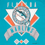 Vintage Mlb Florida Marlins 1993 Tee Shirt Size Medium Made In Usa With Single Stitch Sleeves