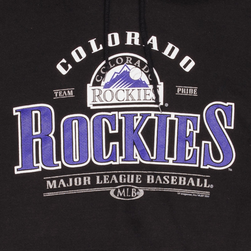 Vintage Mlb Colorado Rockies 2007 Hoodie Sweatshirt Size Large