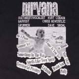 Bootleg Nirvana Nevermind Tee Shirt Size XL Made In Usa With Single Stitch Sleeves