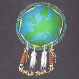 VINTAGE NEIL YOUNG WORLD TOUR 1993 TEE SHIRT XL MADE IN USA