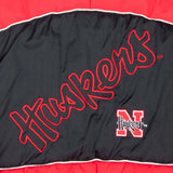 Vintage Ncaa Nebraska Huskers 1990S Heavy Windbreaker Jacket Size 2XL