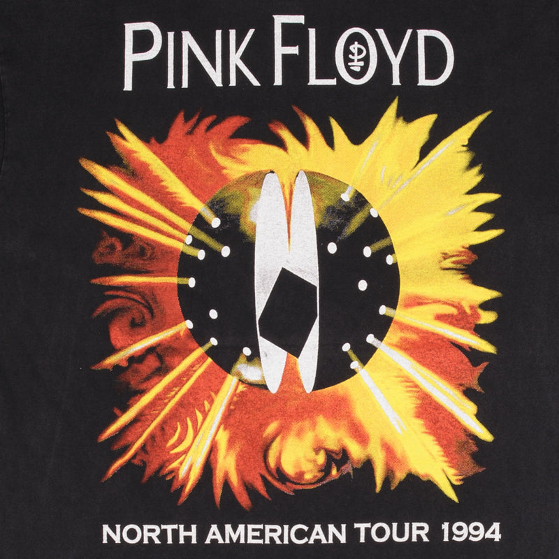 Bootleg Pink Floyd North American Tour 1994 Tee Shirt Size Large Made In Usa With Single Stitch Sleeves