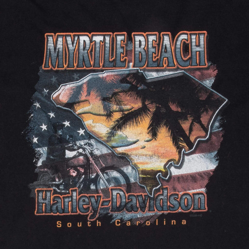 Vintage Harley Davidson Myrtle Beach Tee Shirt Size 3XL