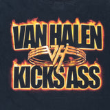 Vintage Van Halen Kickass 2000S Black Tee Shirt Size XL