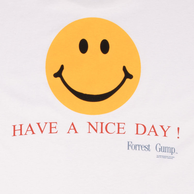 Bootleg Forrest Gump Have A Nice Day 1994 Tee Shirt Size Large Single Stitch