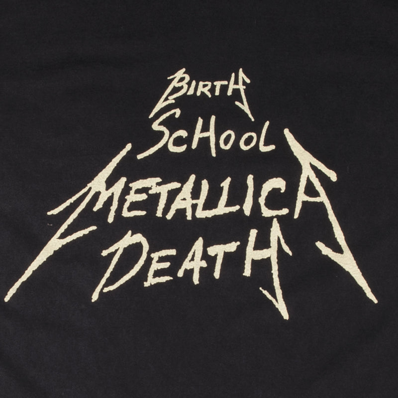 Bootleg Metallica Birth School Metallica Death&nbsp;1992 Tee Shirt Size XL Made In Usa With Single Stitch Sleeves