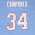 Vintage NFL Houston Oilers Campbell #8 Mitchell & Ness Throwback Jersey 1978 1984 Size 54 Made In USA