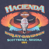 Vintage Harley Davidson Hacienda Henley Tee Shirt 2009 Size 2XL