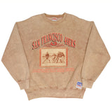 Vintage Nfl San Francisco 49Ers 1990S Beige Sweatshirt Size Large Made In Usa