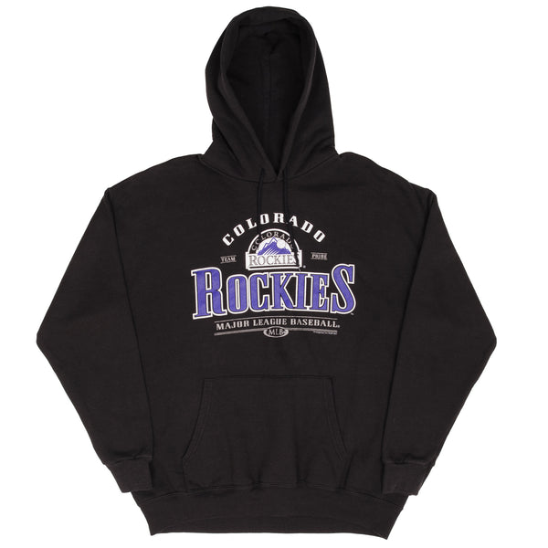 Vintage Mlb Colorado Rockies 2007 Hoodie Sweatshirt Size Large