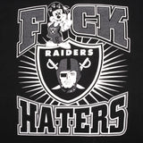 Vintage Nfl Los Angeles Raiders Mickey Mouse F*ck Haters Tee Shirt 1990S Size XL