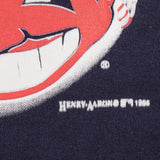 CAMISETA ANTIGUA DE LA MLB DE LOS CLEVELAND INDIANS DE 1996, TALLA GRANDE