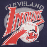 CAMISETA ANTIGUA DE LA MLB DE LOS CLEVELAND INDIANS DE 1996, TALLA GRANDE