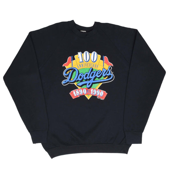 Vintage Mlb Los Angeles Dodgers 100Th Anniversary 1890 1990 Sweatshirt Size XL Made In USA