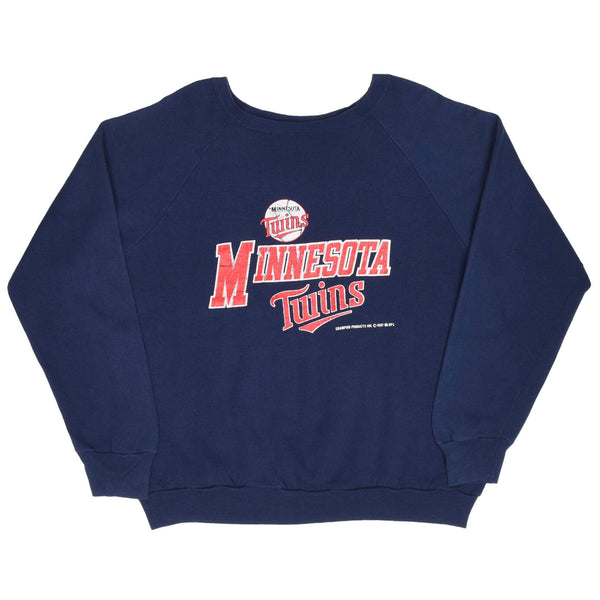 Vintage Mlb Minnesota Twins Champion Sweatshirt 1987 Size XL Made In Usa