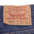 Beautiful Indigo Levis 501 Jeans Made in USA with dark wash Size on Tag 34X30 Actual Size 34X28 Back Button #544