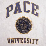 Vintage New York Pace University Reverse Weave Sweatshirt 1990S Size XL Made In USA