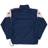 Vintage Nike Team Usa Classic Swoosh Blue Windbreaker Jacket 1990S Size Medium