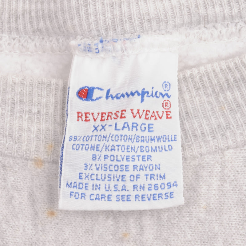 Vintage Shelter Island Champion Reverse Weave Sweatshirt 1990S Size XL Made in USA