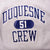 Vintage Gray Champion Duquesne 51 Crew Sweater 90S Size Xlarge. Made In USA.