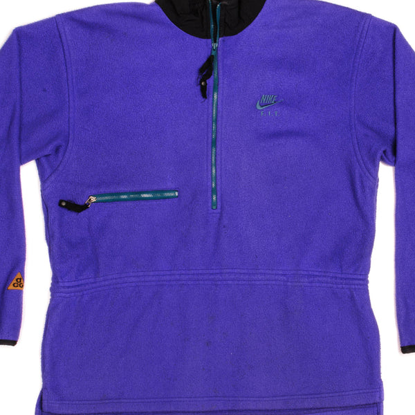 Vintage Purple Nike F.I.T ACG Sweatshirt Size Large Made In USA.