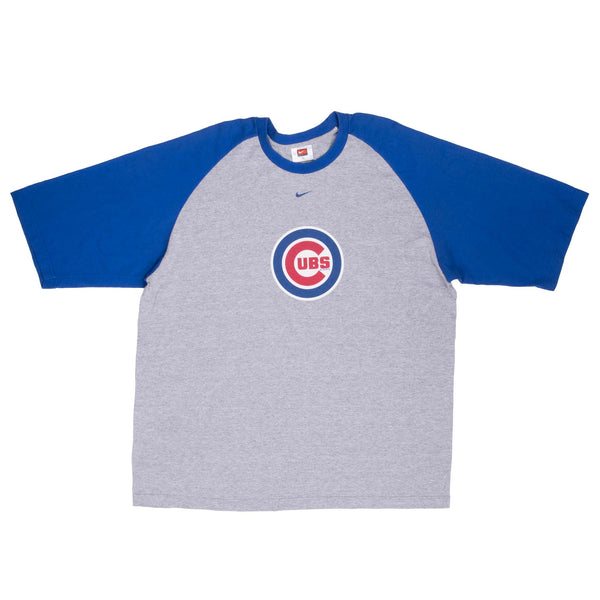 Vintage Nike Chicago Cubs 2004 Raglan Tee Shirt Size XL