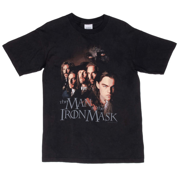 Vintage The Man In The Iron Mask 1998 Movie Tee Shirt Size Medium Made In Usa With Single Stitch Sleeves