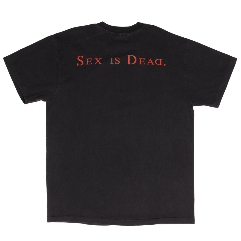 Bootleg Marilyn Manson S*X Is Dead Tee Shirt 1997 Size Large Made In Usa With Single Stitch Sleeves