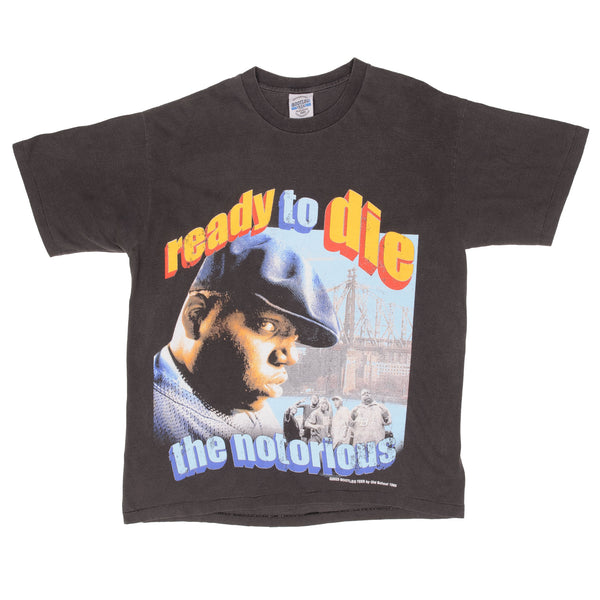 Bootleg Rap Tee Shirt The Notorious Big Ready To Die Call Me Big Poppa Size Xl Single Stitch