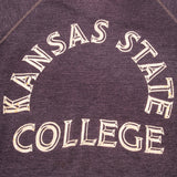 VINTAGE CHAMPION KANSAS STATE COLLEGE SWEATSHIRT MID 1960's LARGE MADE USA