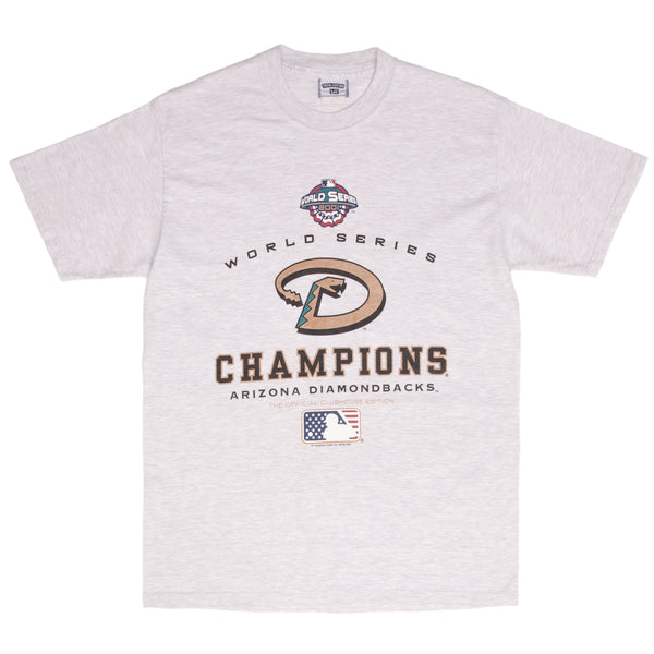 Vintage Mlb Arizona Diamondbacks World Champions 2001 Tee Shirt Size Medium