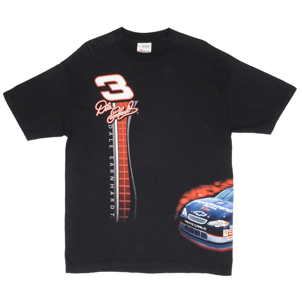 Vintage Nascar Dale Earnhardt All Over Print 1990S Tee Shirt Size Large