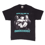 Vintage The Three Stooges Outta The Way Ya Knuckleheads 1989 Tee Shirt Size Medium With Single Stitch Sleeves