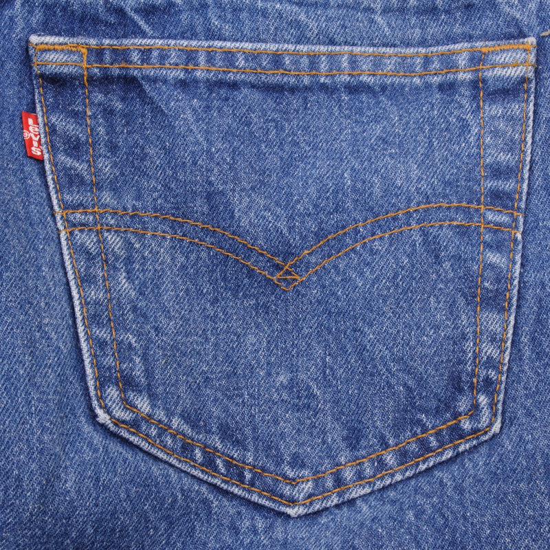 JEANS VINTAGE LEVIS 501 INDIGO AÑOS 1980 TALLA W33 L32 FABRICADO EN EE. UU.