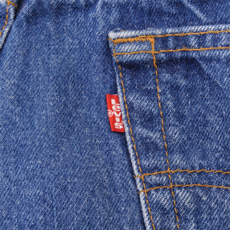 JEANS VINTAGE LEVIS 501 INDIGO AÑOS 1980 TALLA W33 L32 FABRICADO EN EE. UU.