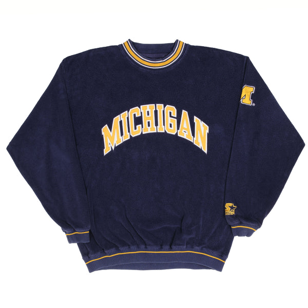 Vintage Ncaa University Of Michigan Starter Sweatshirt 1990S Size XL